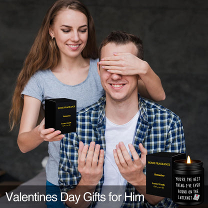 Valentines Day Gifts for Him, Birthday Gifts for Men, Funny Romantic Anniversary Valentines Day Gifts for Boyfriend, Husband, Best Friends, Male, Dad, Candles Gifts for Him